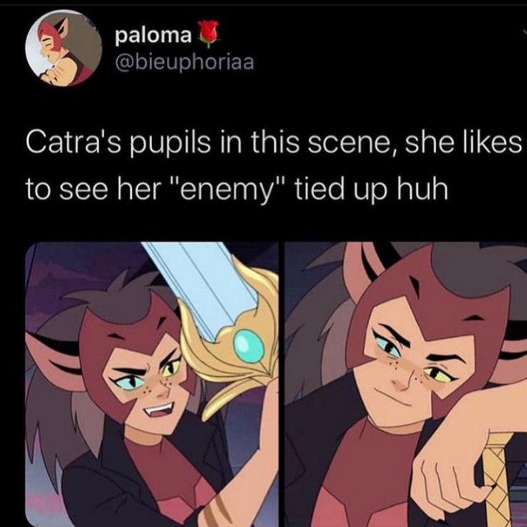 A handful of anime memes except I replaced the punchline with Catra getting  decked in the face by Frosta : r/OkBuddyCatra