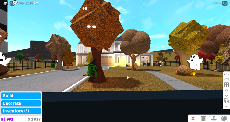 🎃Tour of my Halloween house on bloxburg!🎃