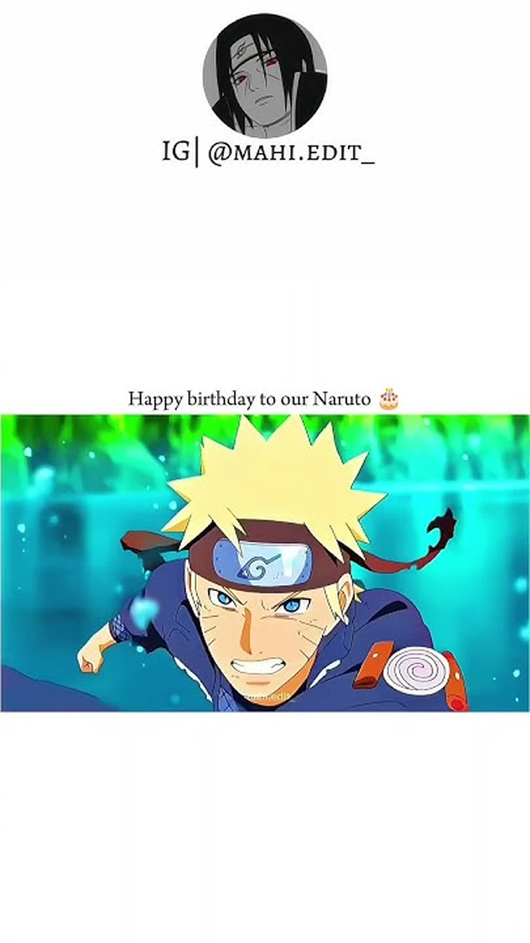 Naruto birthday 🎂 #naruto #edit