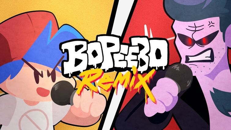 Friday Night Funkin Song "Bopeebo" (Remix) Animation Music Video