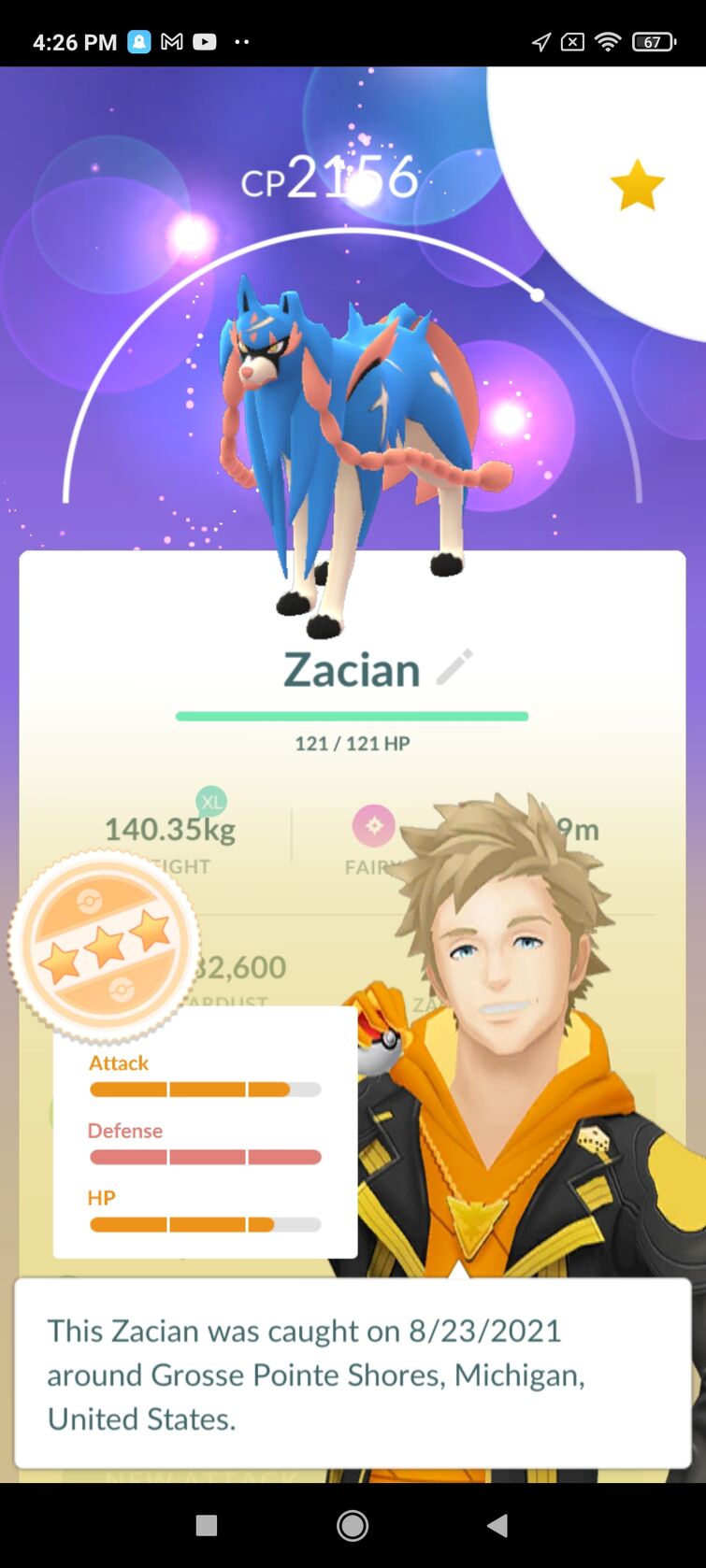 Shiny Zacian not available in Pokemon GO right now