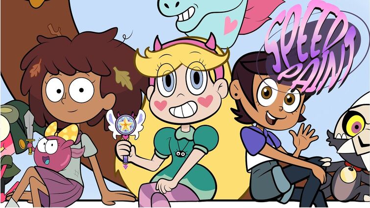 A Dimensional Crossover ( The Owl House/ SVTFOE/Amphibia Speed Paint)