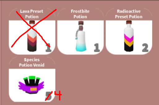 roblox dragon adventures radioactive preset potion