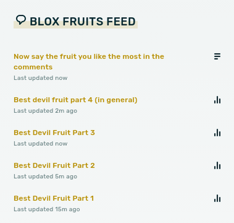 Now say the fruit you like the most in the comments