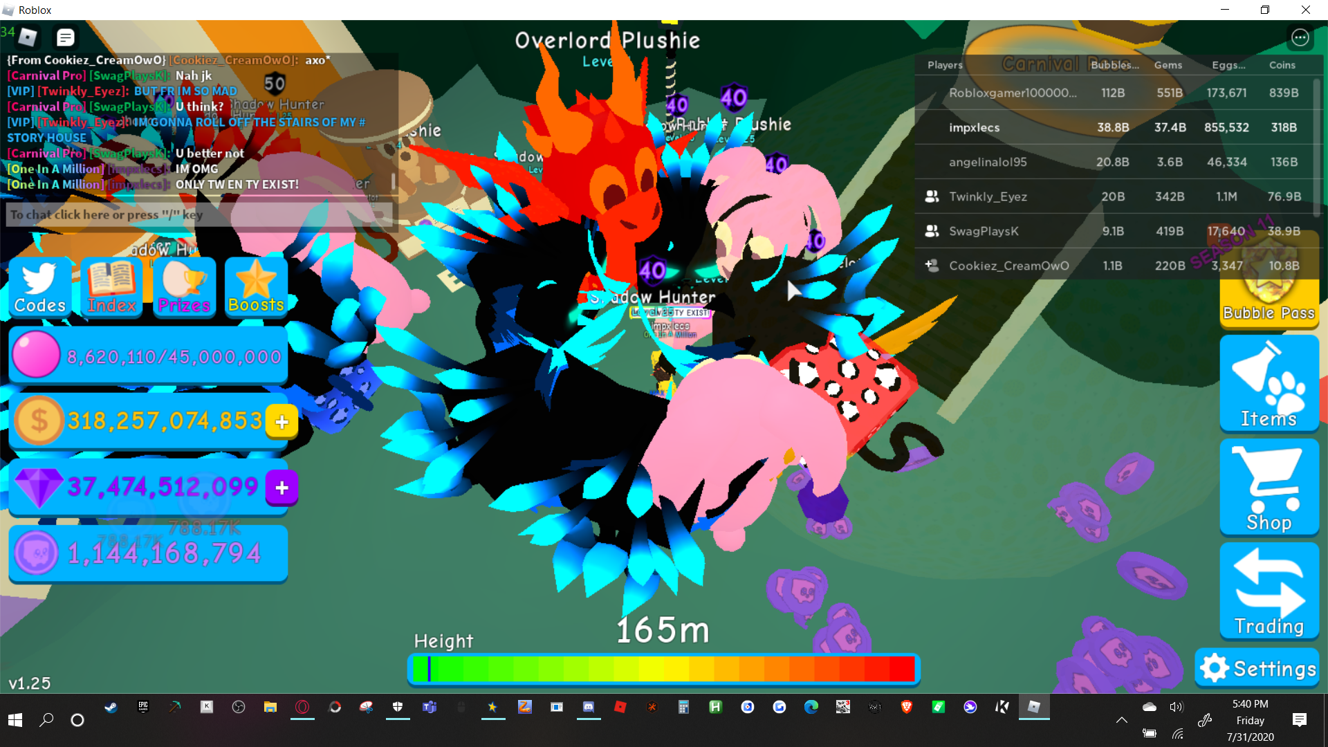 Guys Omg I Just Hatched It The Overlord Plushie Fandom - omg guys this is my first 2 robux omg omg omg omg
