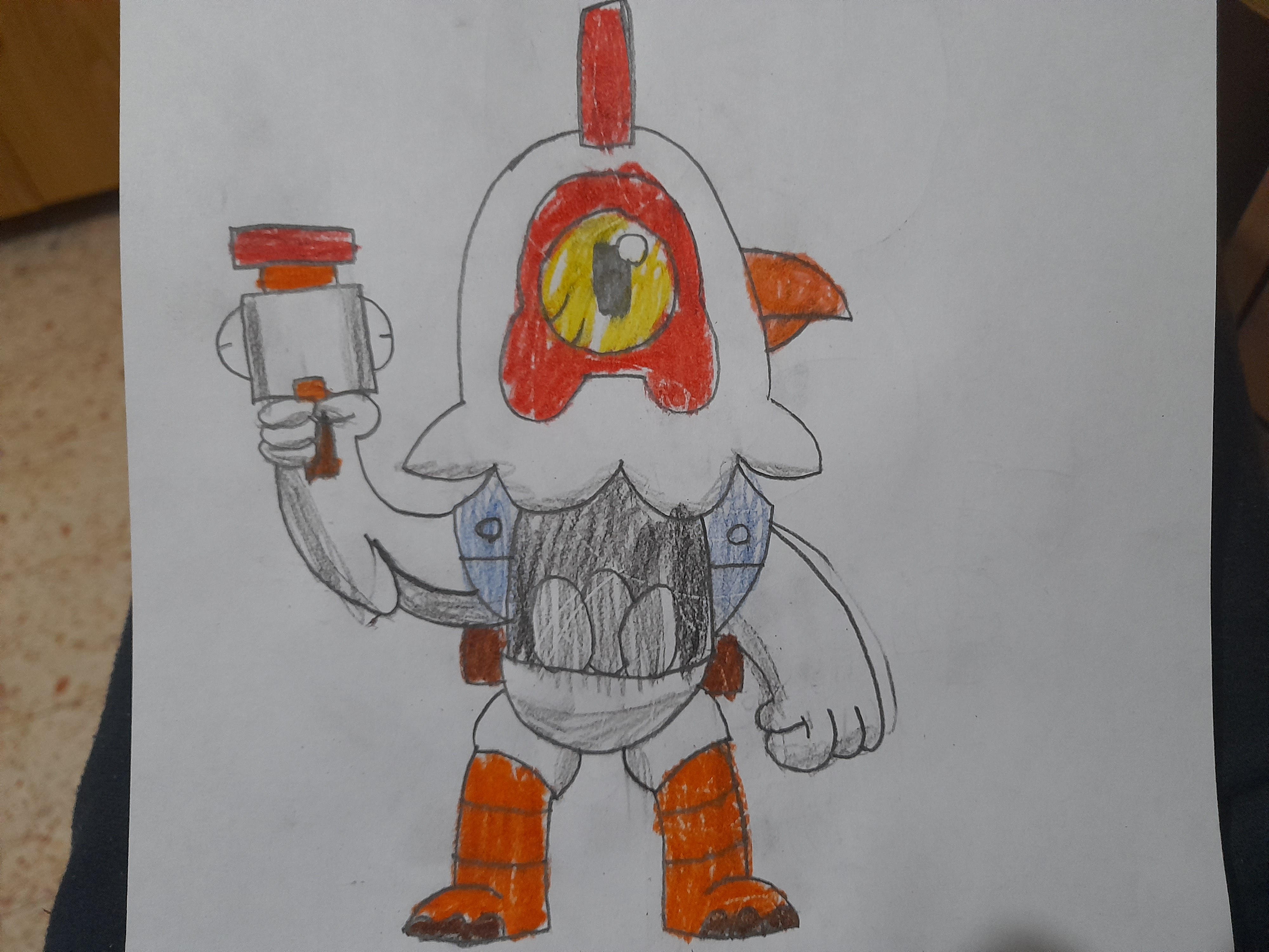My drawing of Chicken Rico