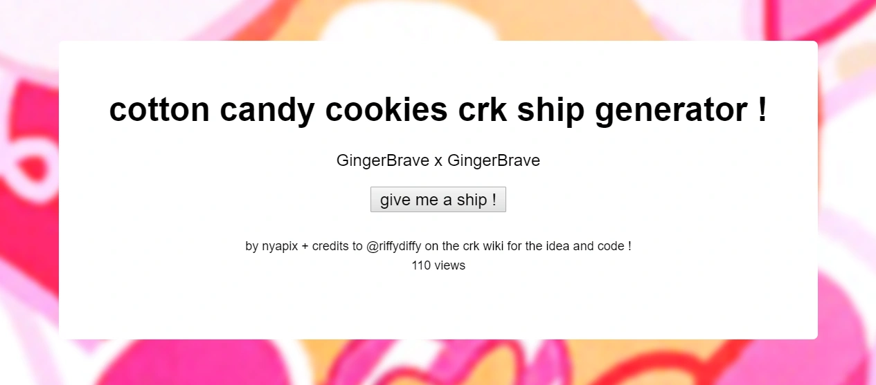this ship generator is amazing Fandom