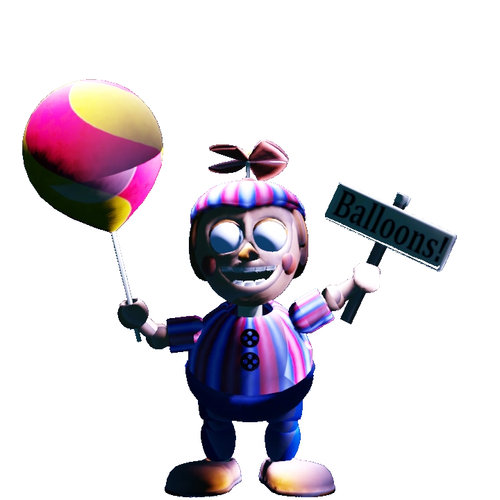 I tried making a render of FNaF AR's BB but I don't know why the ...