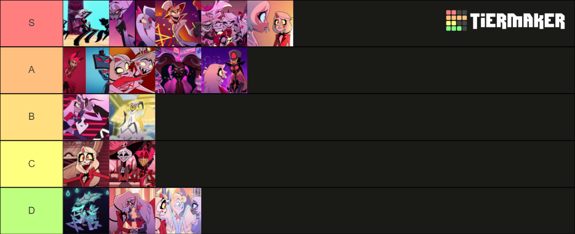 hazbin hotel songs tier list | Fandom