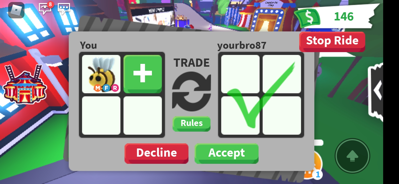 How To ALWAYS TRIGGER Someone's Decline Button In Adopt Me! Trade Menu  Hacks Working 