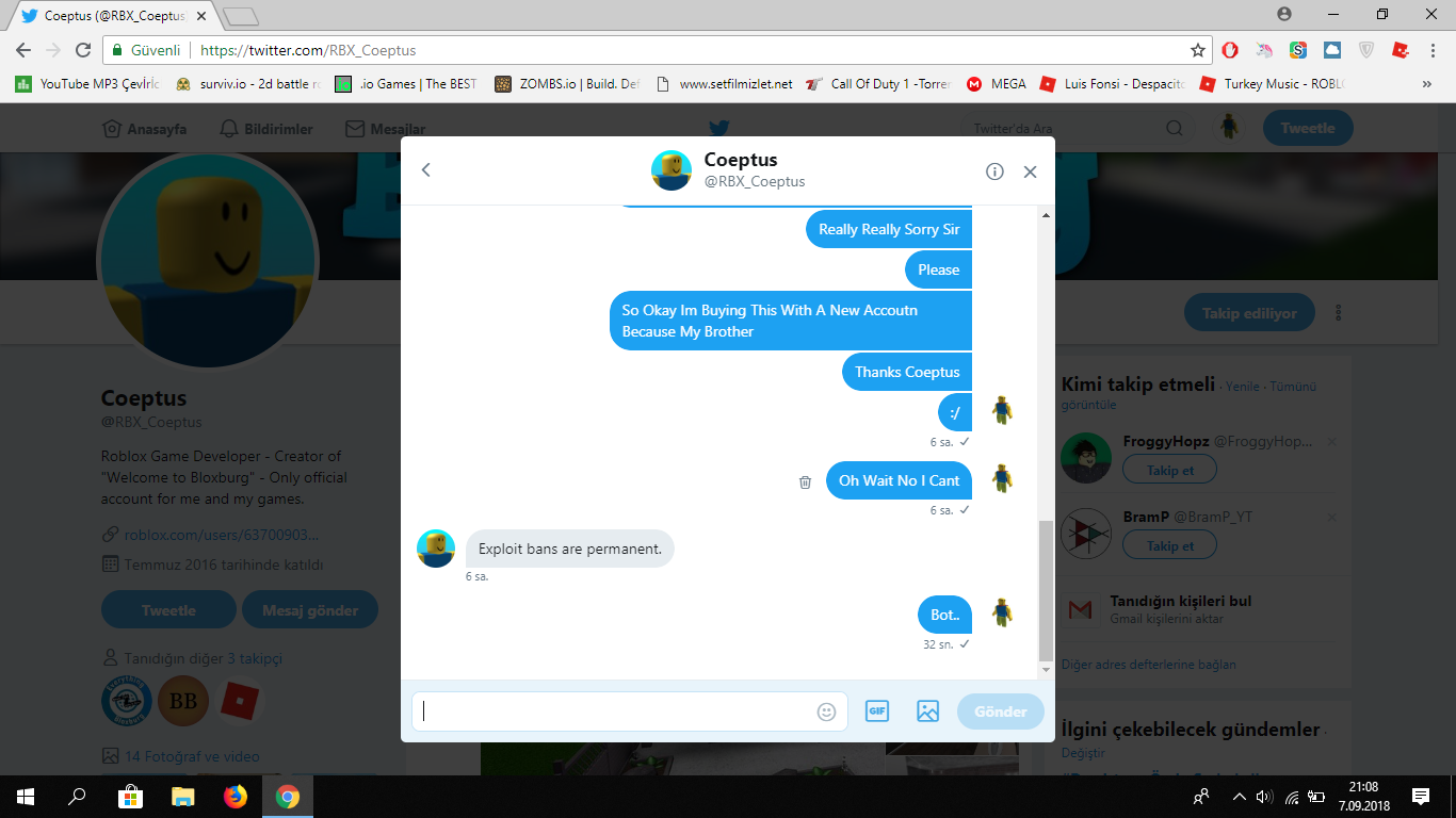 roblox he tried to scam me welcome to bloxburg