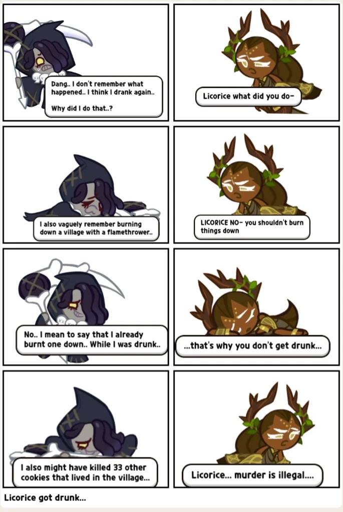 Licorice cookie nO Fandom