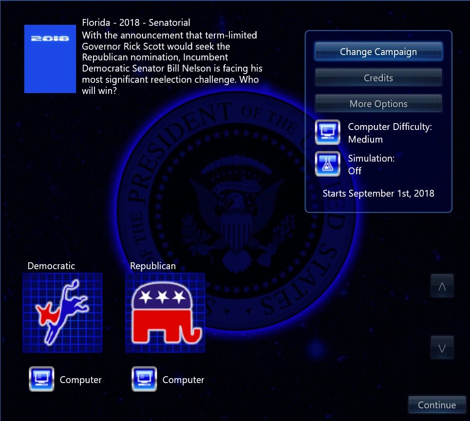 2018 - Florida Senatorial Campaign (President Infinity - Classic ...