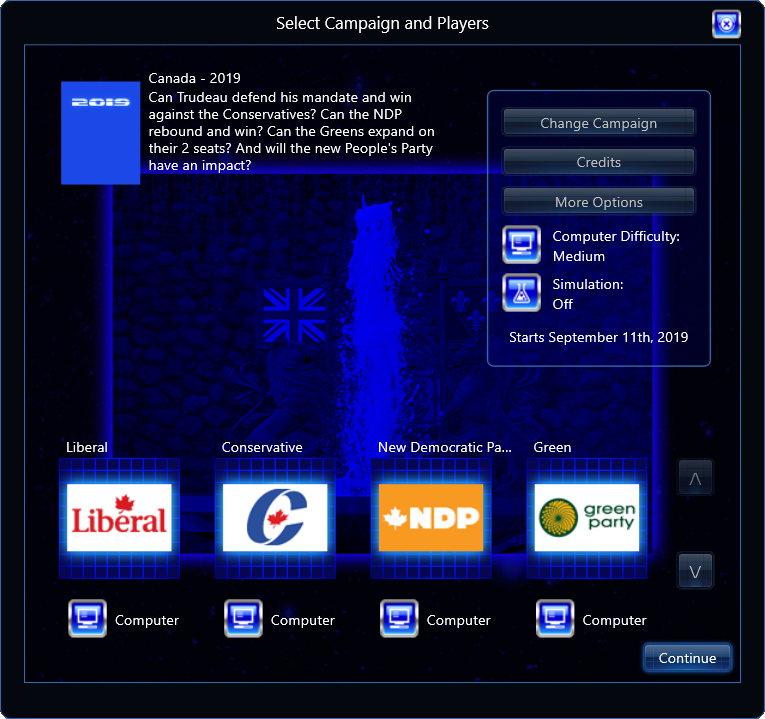 2019 Canada Campaign Prime Minister Infinity Canada The 270soft Wiki Fandom 