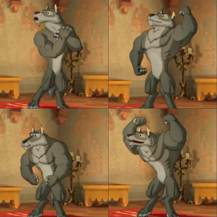 Волк качок