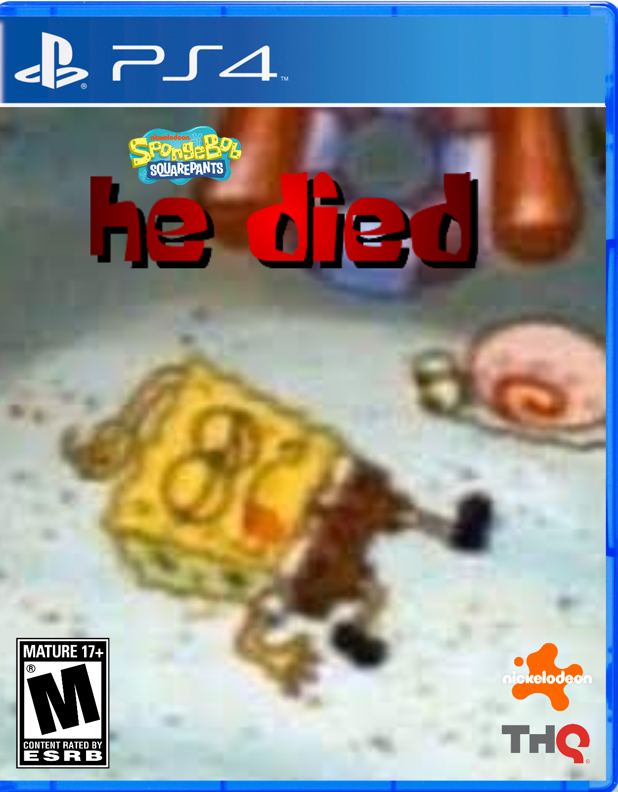 ps4 meme spongebob