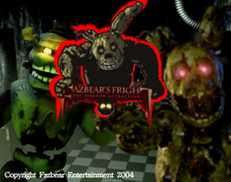 Springtrap's Hidden Face in FNAF The Glitched Attraction #fnaf