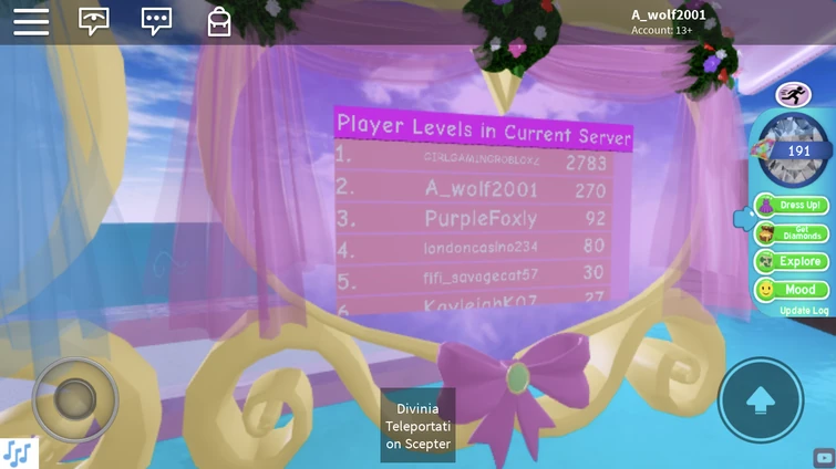 Omg The Highest Level Player Was On My Server Fandom