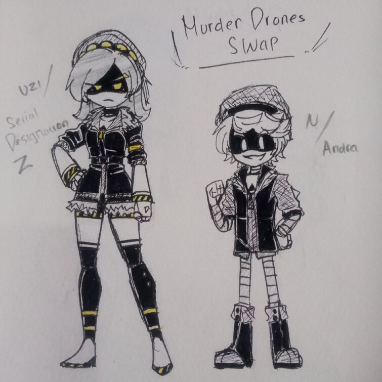 Some swap AU thing of Twitter art Fandom