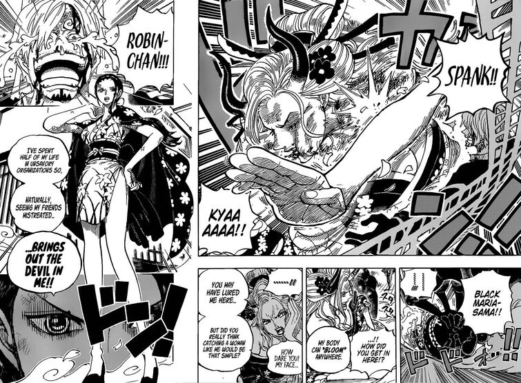 One Piece Chapter 1021 spoilers: Robin would defeat Black Maria