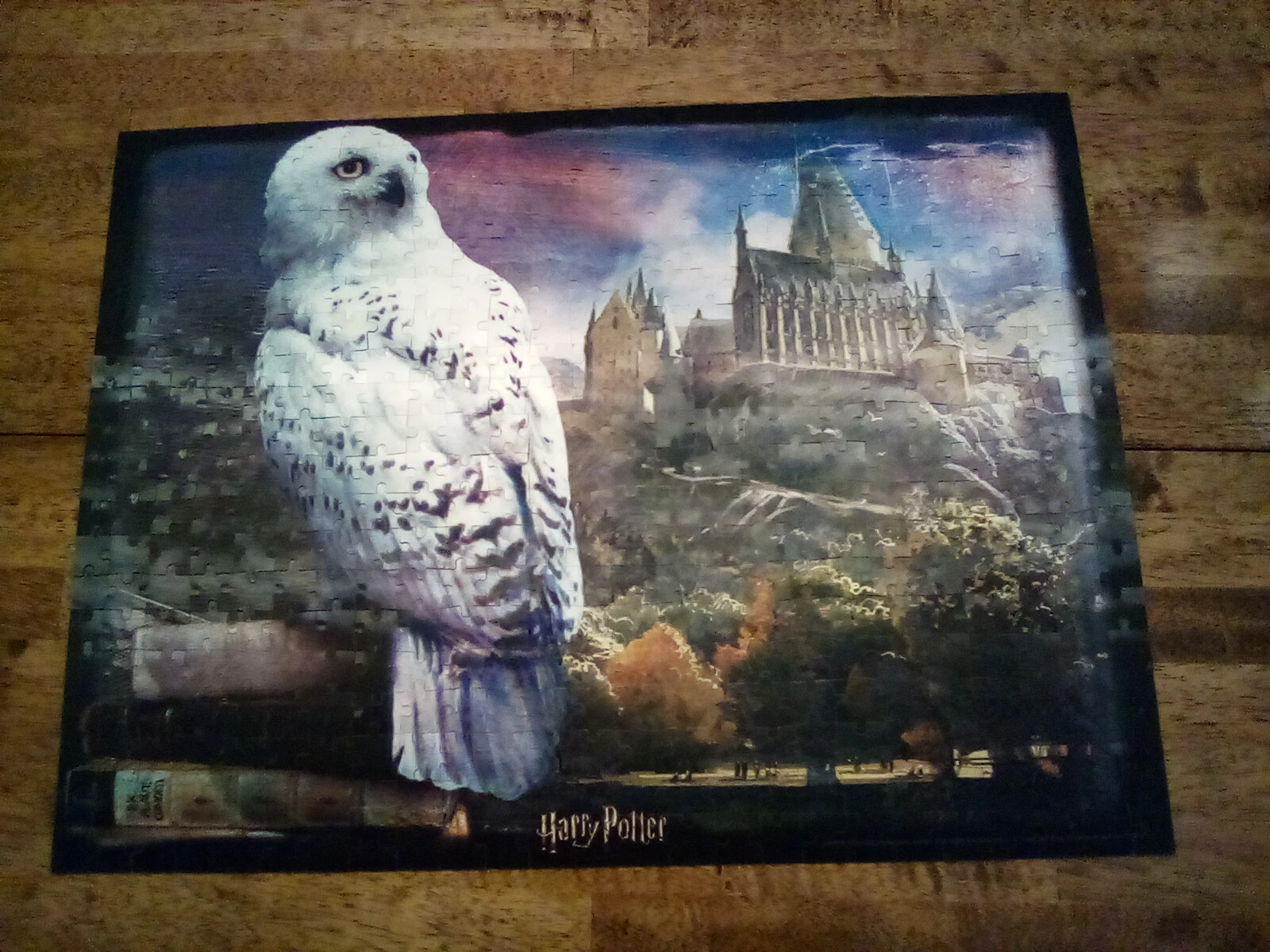 Hedwig + Hogwarts 500 piece 3d Puzzle! (finally done after 2 weeks