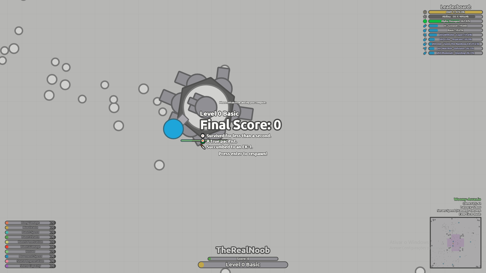 WORLD RECORD, DIEP.IO 2.0