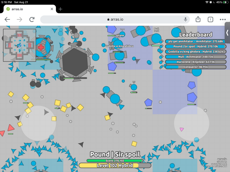 Arras.io (Diep.io 2) - Architect, Auto-Double & Annihilator Domination 