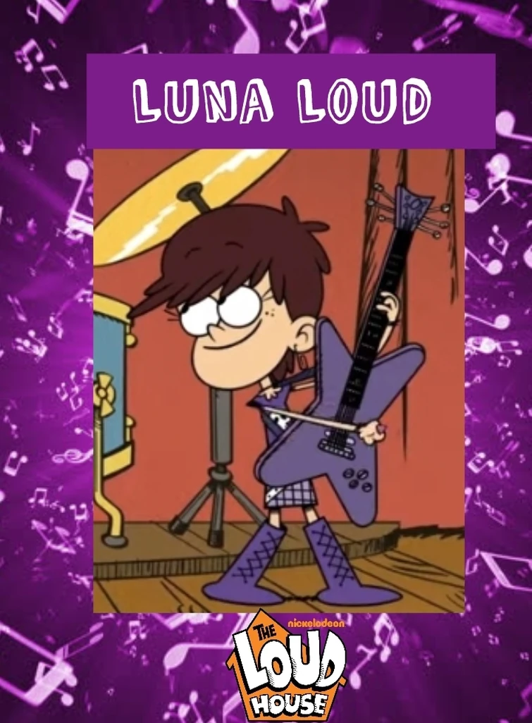 Rockin Luna Loud poster I made 💜💜💜 | Fandom