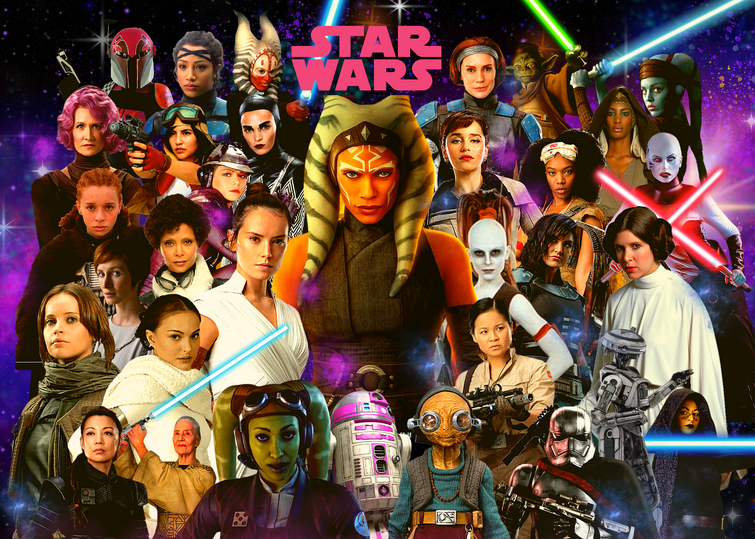 🎨 Collage Of Female Star Wars Characters On Reddit Fandom 1154