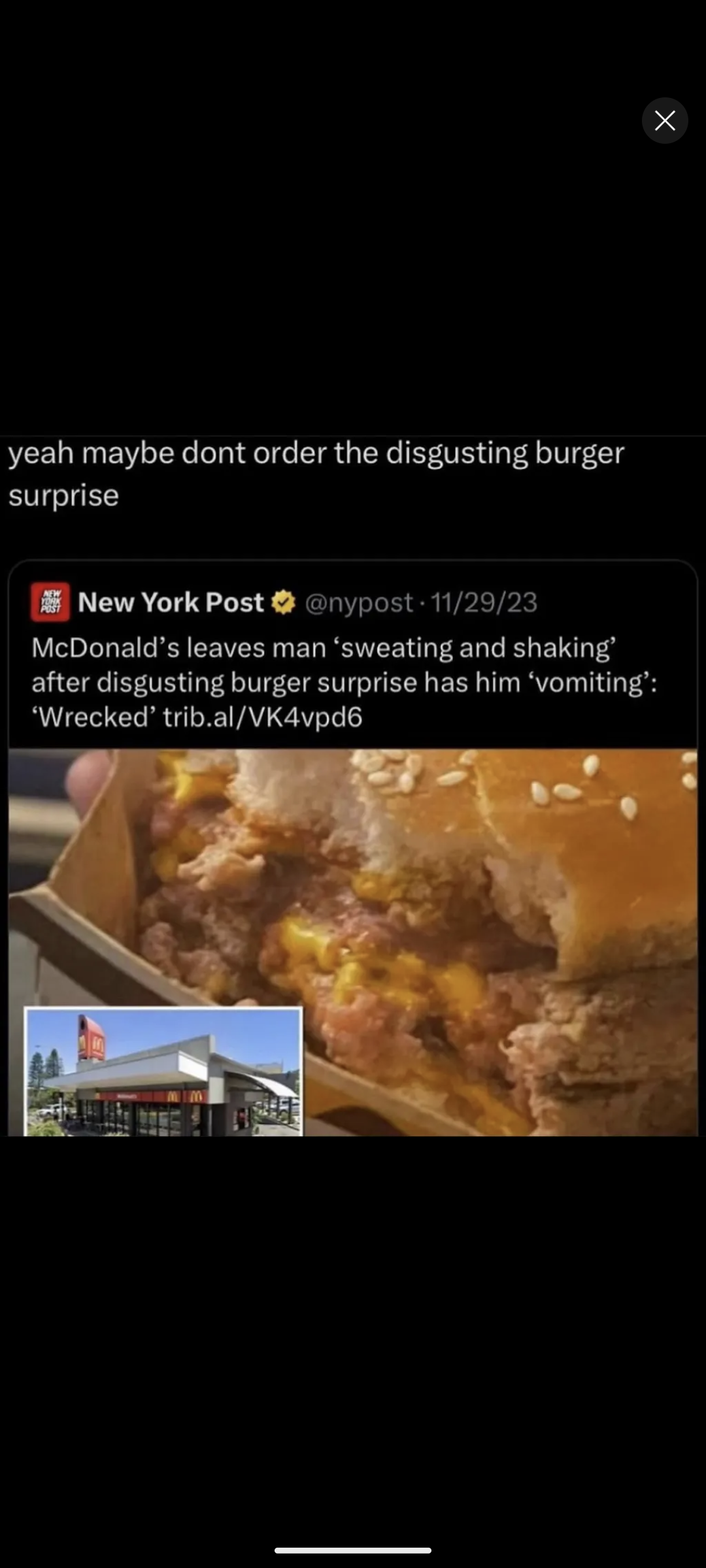 uhhhhhhhhhhhhh yea ill have the number 15: Disgusting Burger Surprise ...