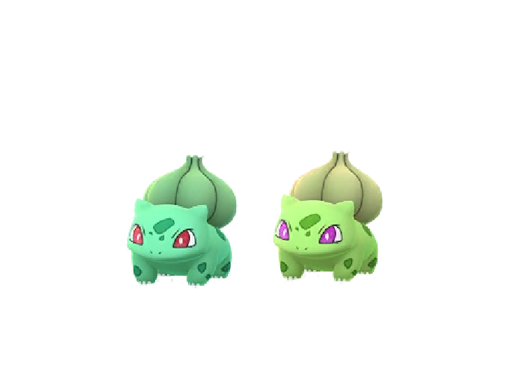 Shiny bulbasaur/ivysaur