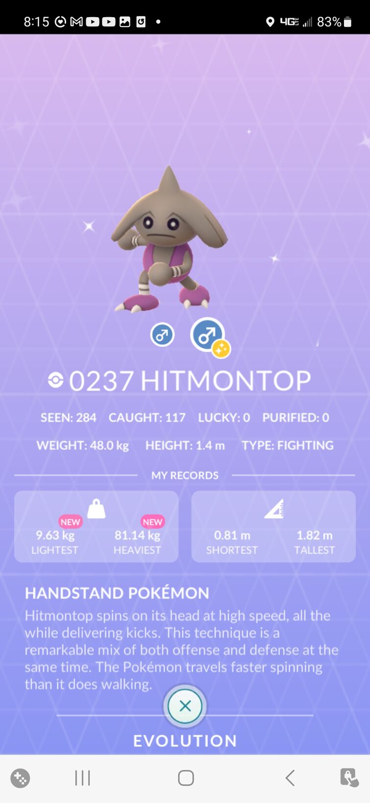 Catch Mastery: Hitmonlee, Hitmonchan, and Hitmontop, Pokémon GO Wiki