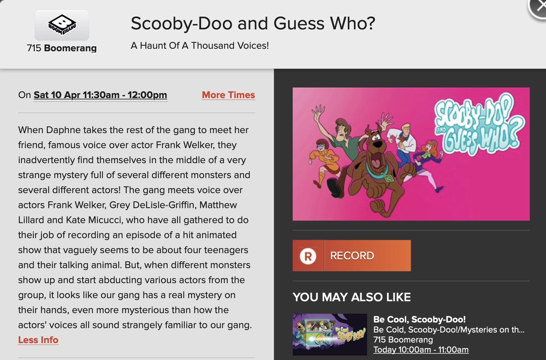 SUMMARIES FOR "SCOOBYDOO, DOG WONDER!" and "A HAUNT OF A THOUSAND