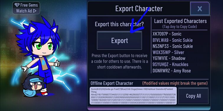 Gacha Club Export Codes  Coding, Export, Character