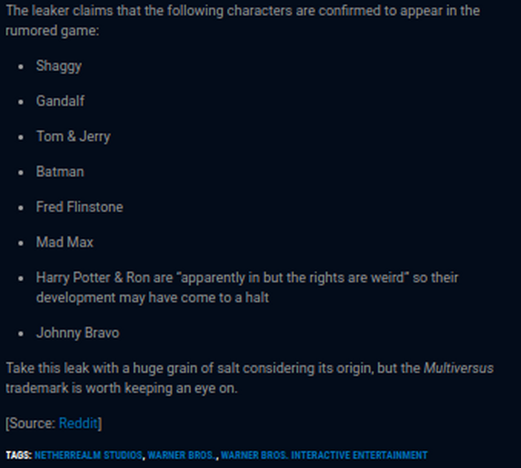 Looks like multiverses is just a WB only game : r/NetherrealmLeaks