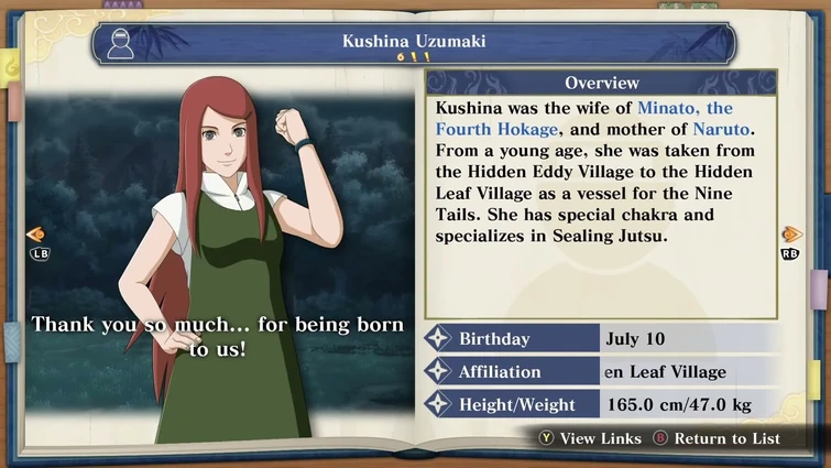 Naruto x Boruto Ultimate Ninja Storm Connections: Encyclopedia (No DLC)