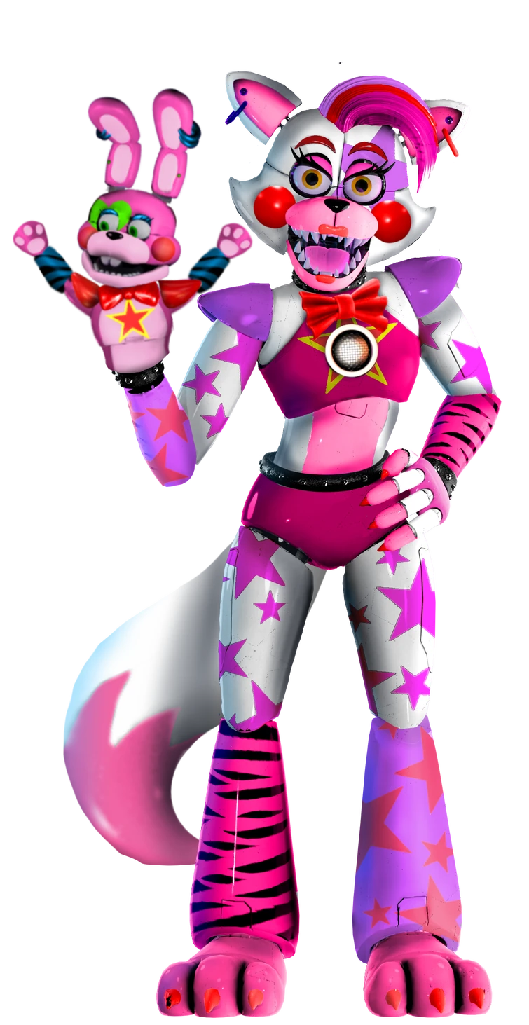 Glamrock Funtime Foxy with Glamrock Fandom