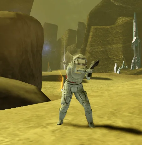 Ah, Federation Combat Environmental Suits, the pinnacle of ergonomics ...