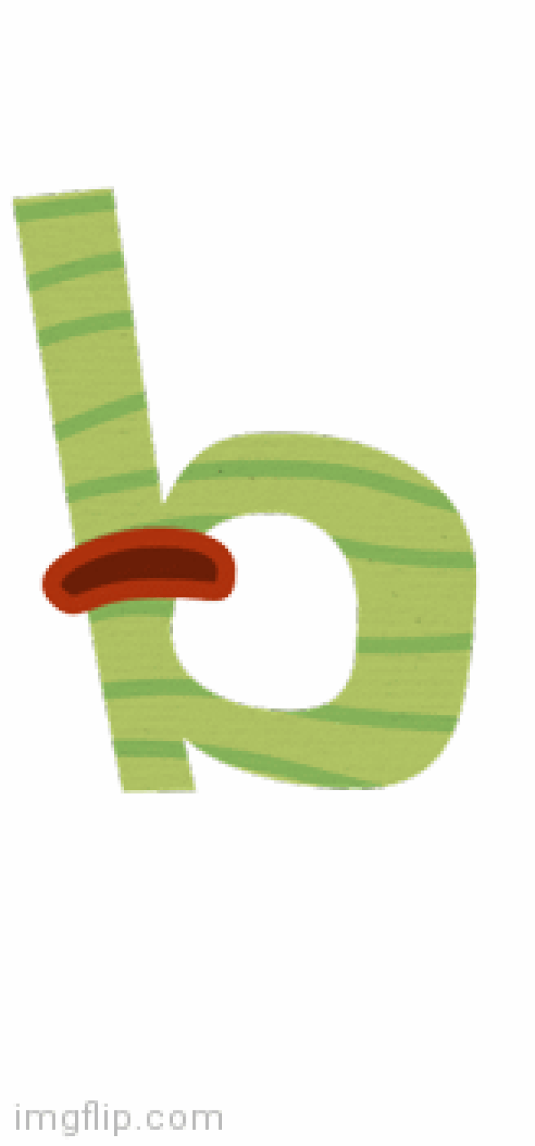 i tried making the letter animations (goofy auggh white background and