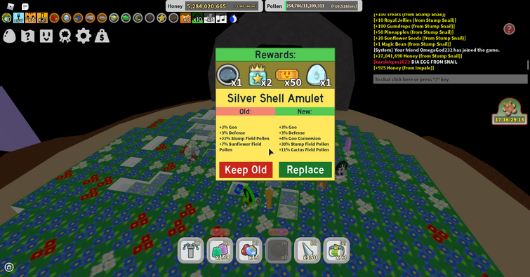 Discuss Everything About Bee Swarm Simulator Wiki Fandom - roblox bee swarm simulator stump snail amulet