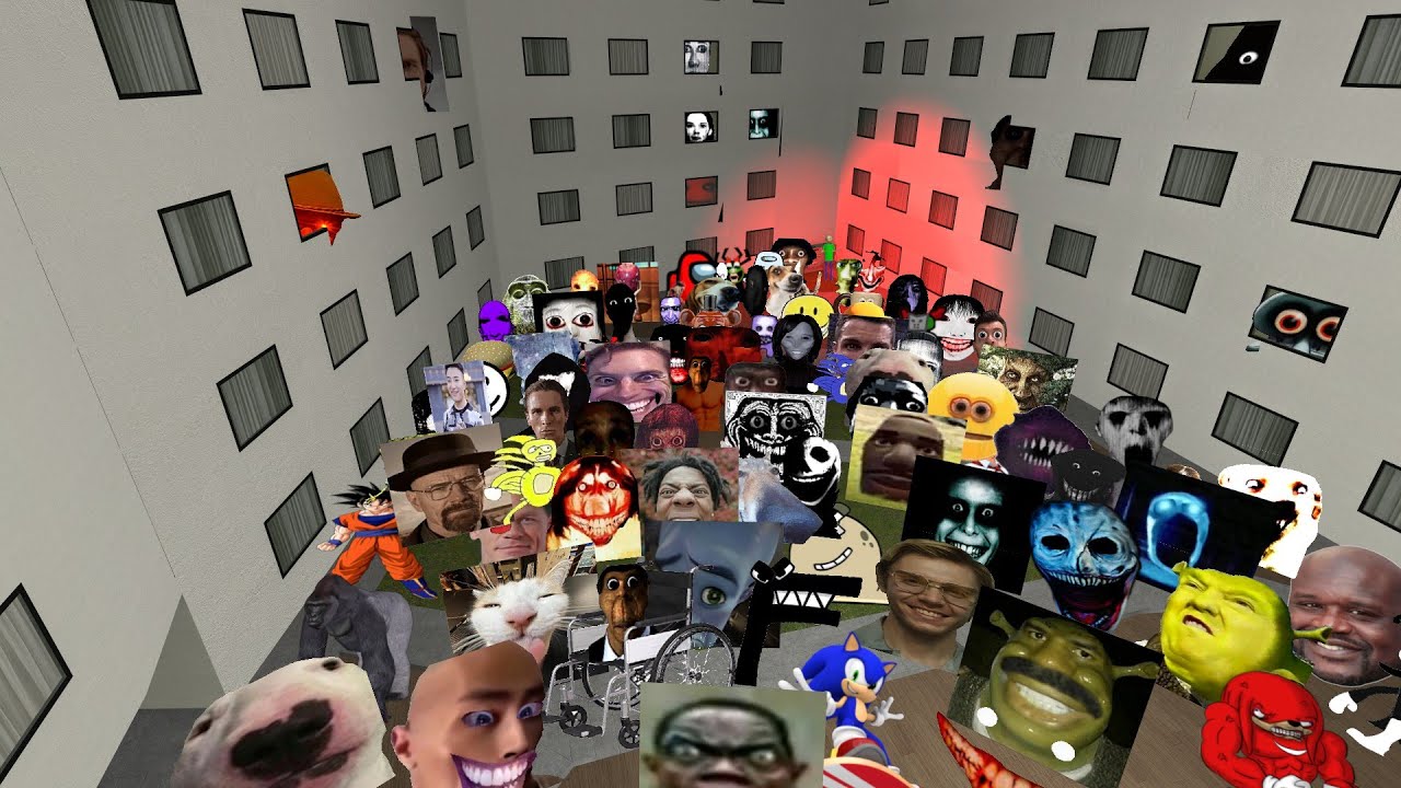 Nextbots are taking over gmod and the backrooms : r/gmod