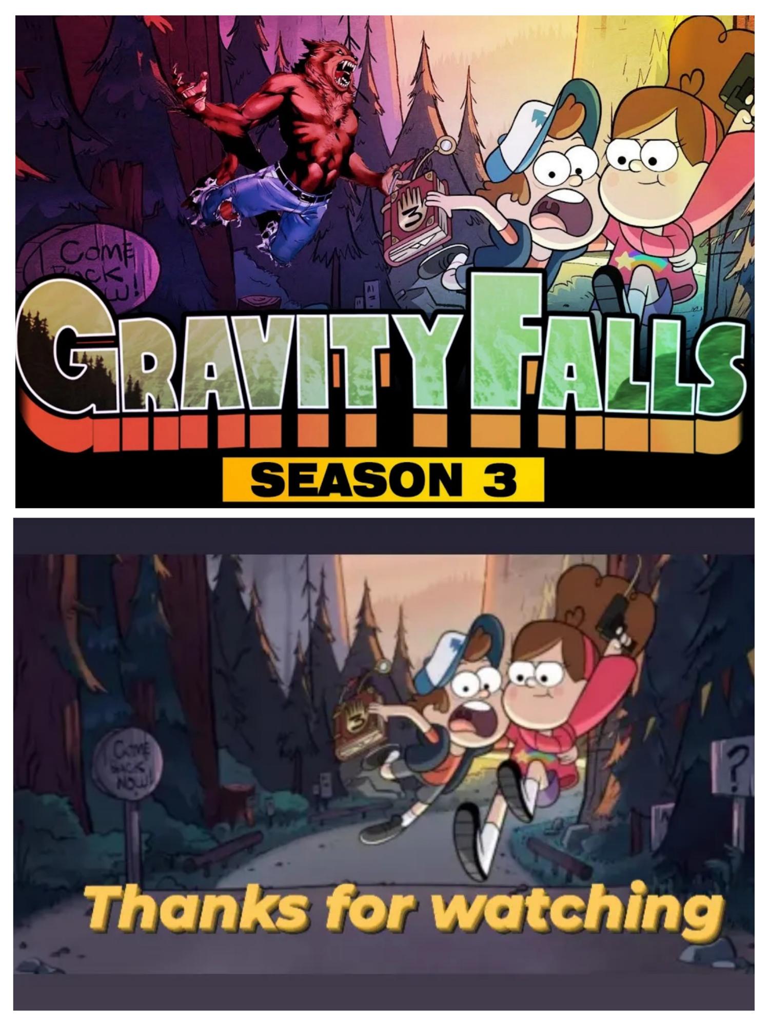 GRAVITY FALLS SEASON 3 ? Thanks for watching Fandom
