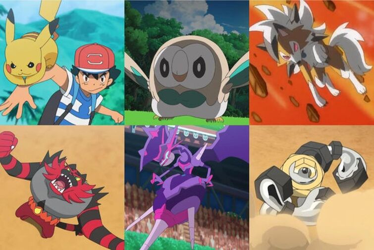 Pokémon Fans - Ash alola team