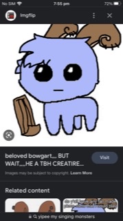 ︎ on X: @YouAre_Bot whats up check out my tbh creature