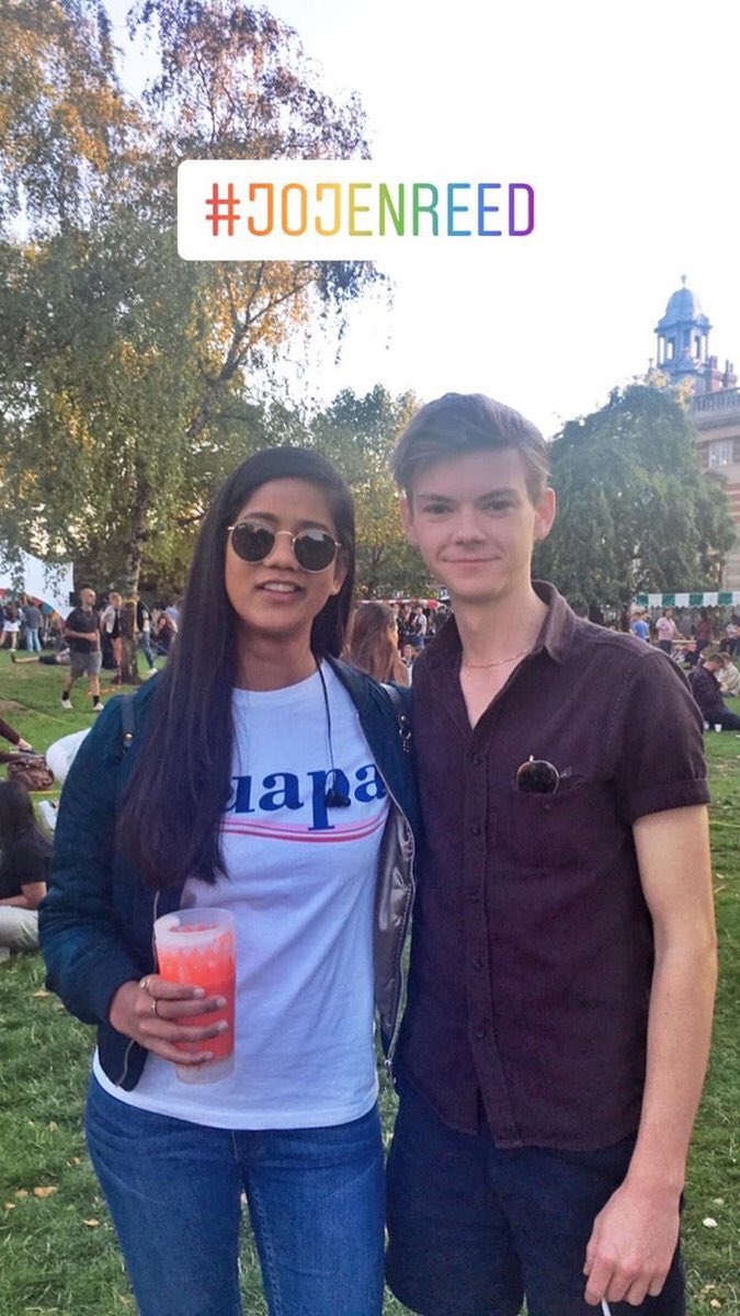 Thomas Brodie Sangster in Camberwell yesterday Fandom