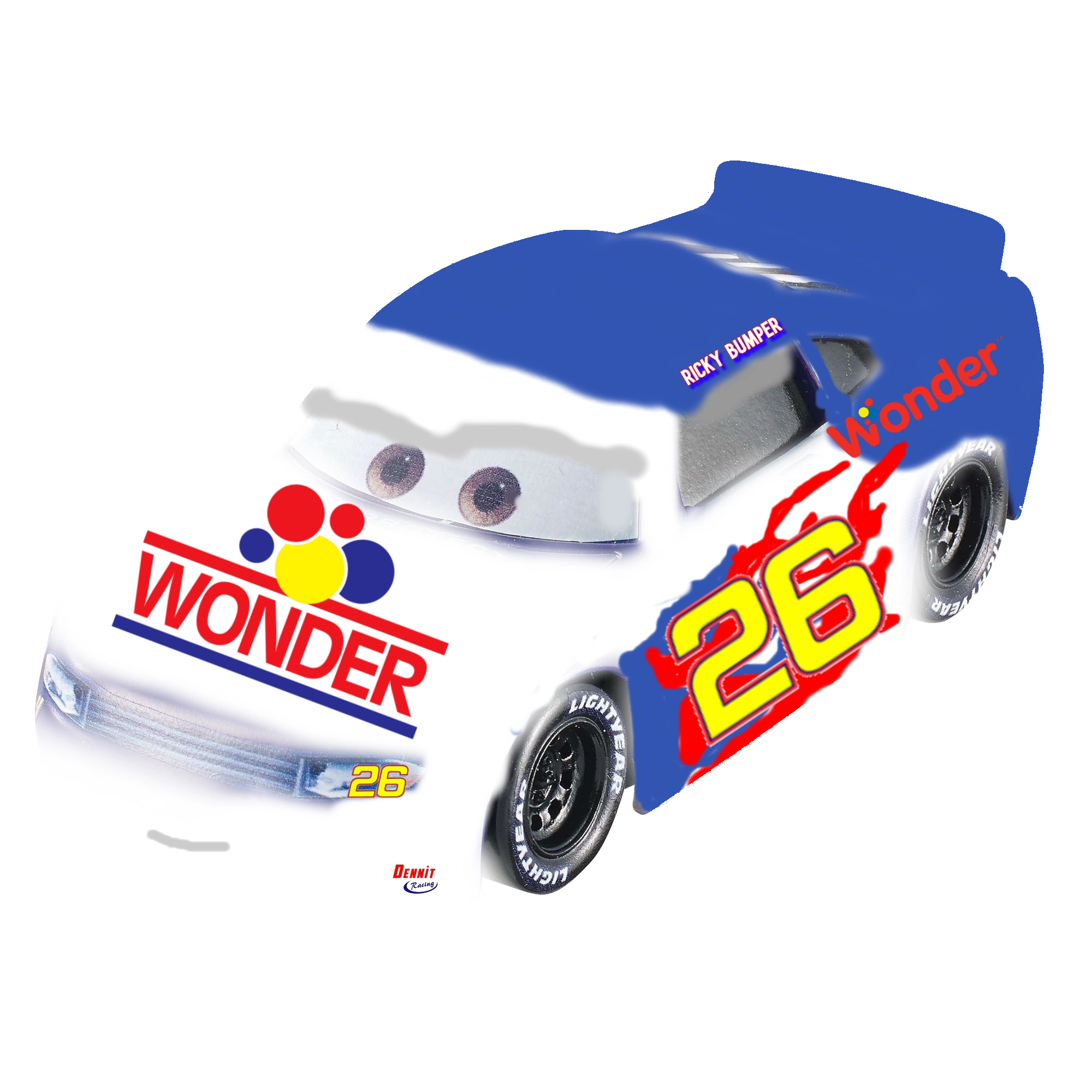 1/3 racers from Talladega Nights. Fandom