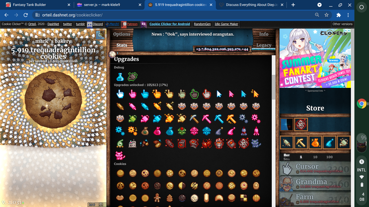 How to get Developer Tools in Cookie Clicker! 