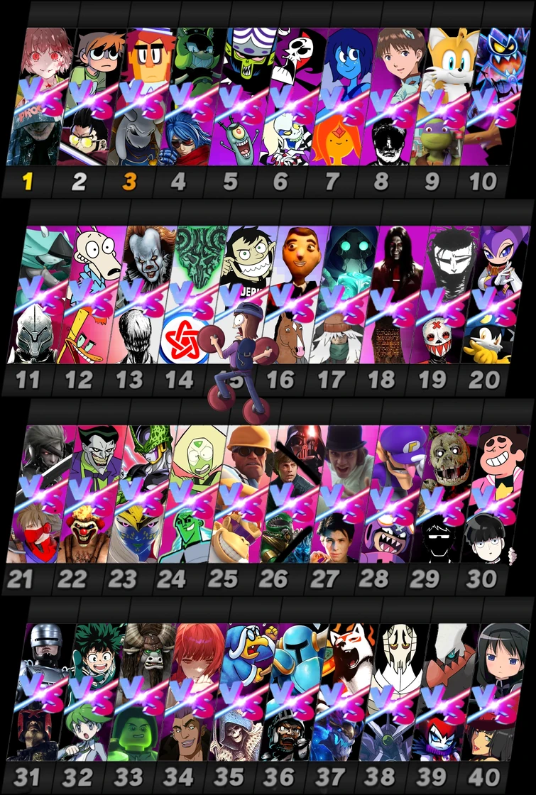 My Top 40 Favorite Matchups Fandom