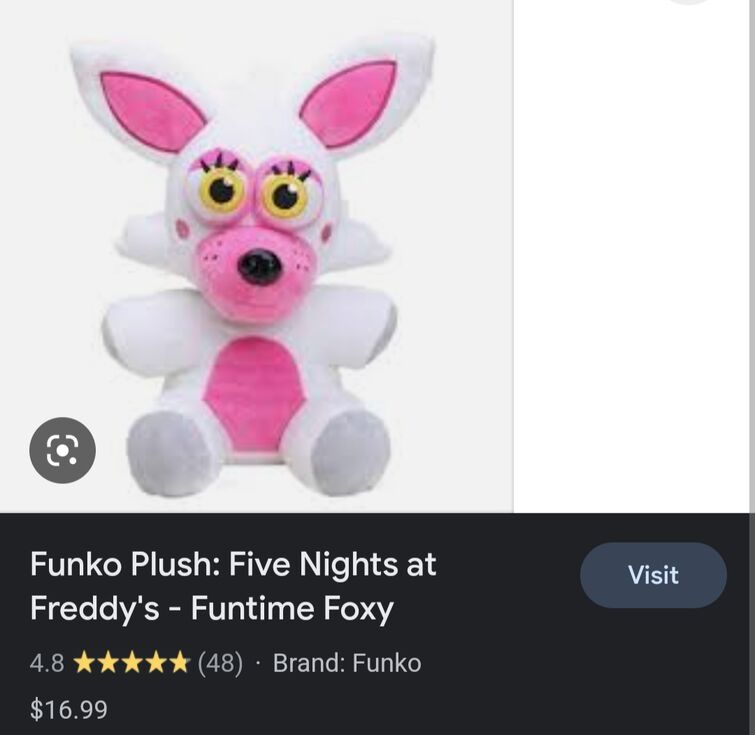 Five Nights Tie-Dye Fun Time Foxy FNaF Plush