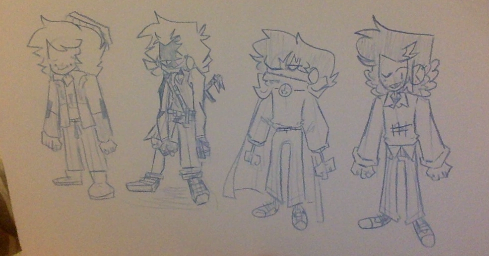 Colour the gang in. idk just choose one and colour it. or more if you'd ...